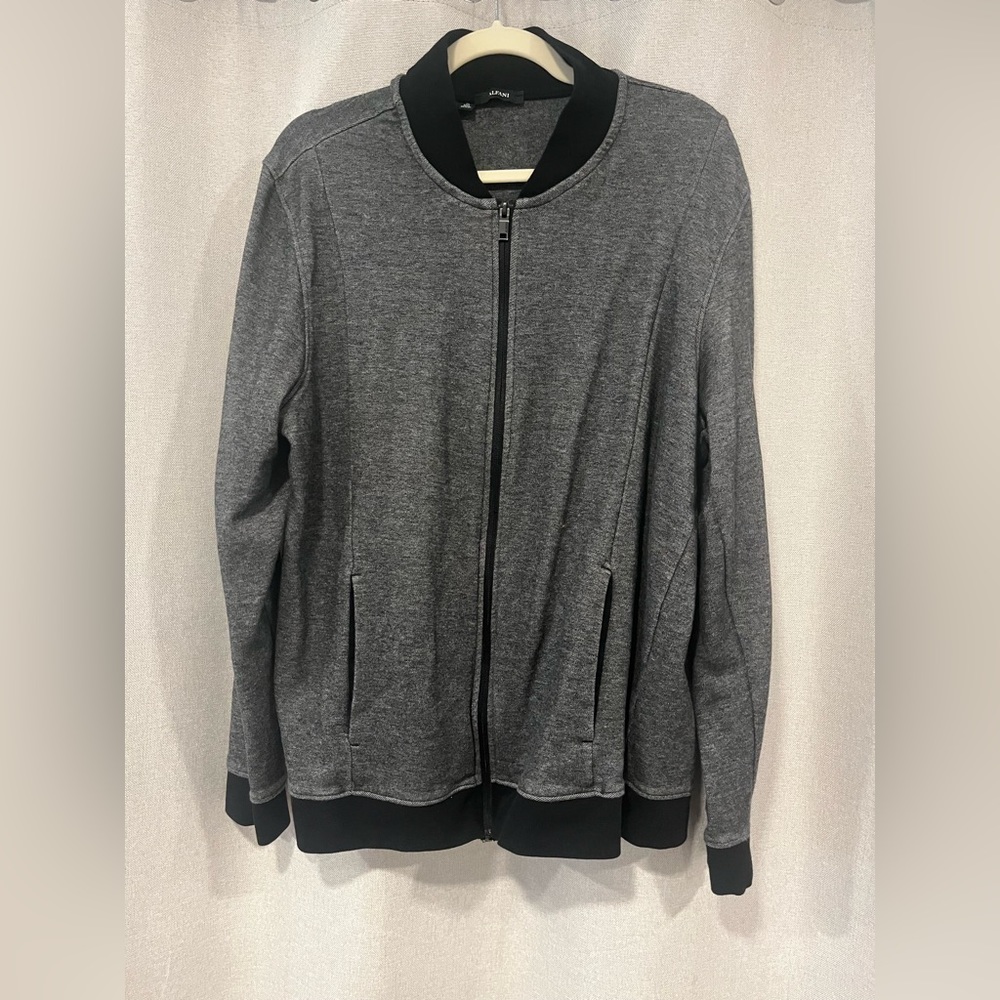 Alfani gray and black bomber jacket Men’s XL